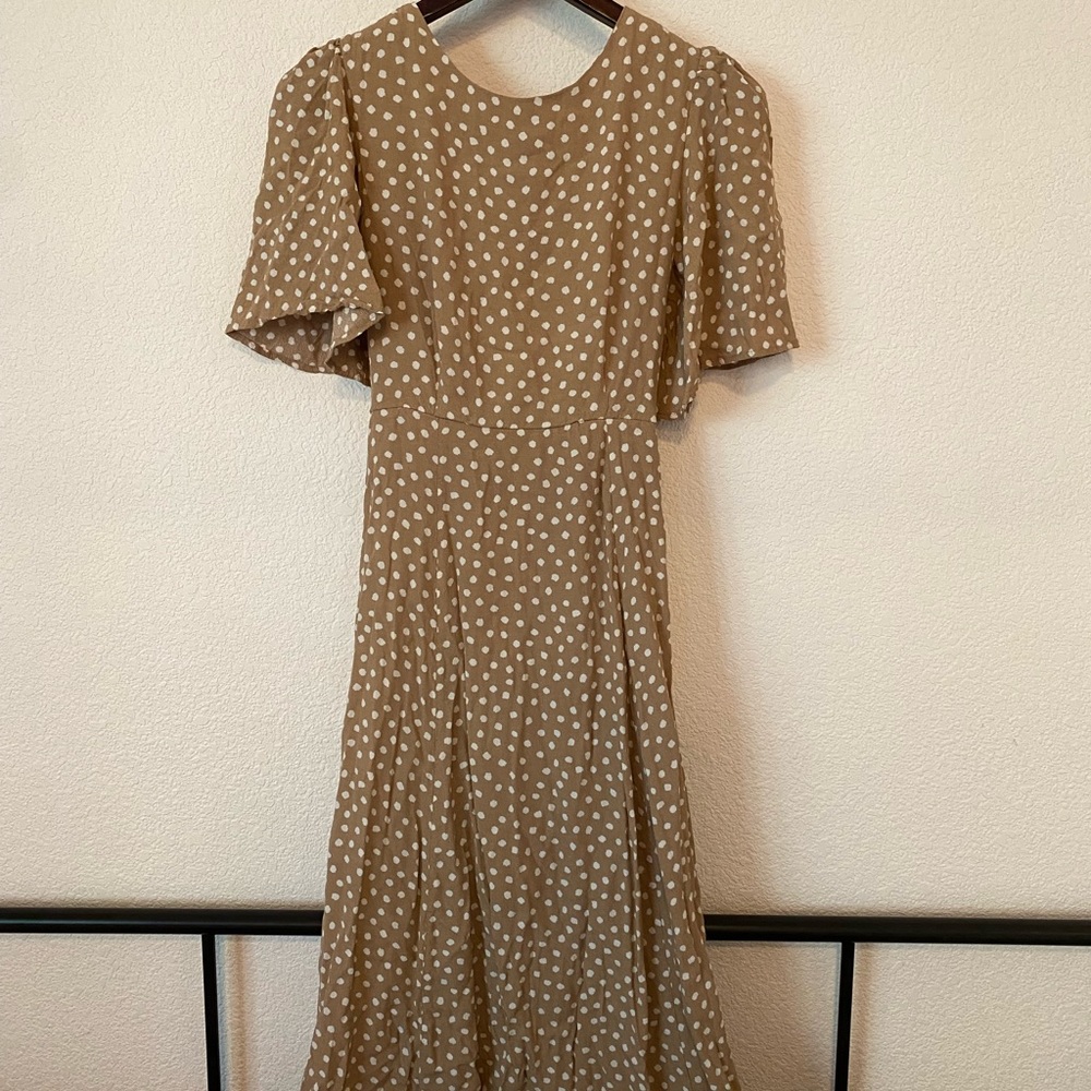 Loving Heart Midi Polka Dot Dress